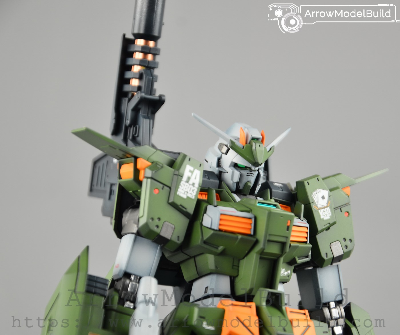 Picture of ArrowModelBuild Gundam Stormbringer FA / GM Turbulence Built & Painted MG 1/100 Model Kit