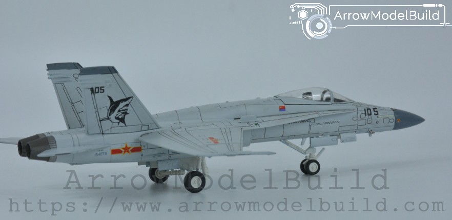 Picture of ArrowModelBuild Alloy Recoating f-18 Hornet Carrier Fighter Flying Shark Built & Painted 1/72 Model Kit