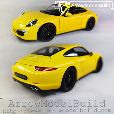 Picture of ArrowModelBuild Porsche 911 GT3 (Yellow and Black Wheels Edition) Built & Painted 1/24 Model Kit