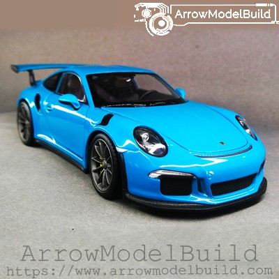 Picture of ArrowModelBuild Porsche 911 GT3 (Miami Blue) Built & Painted 1/24 Model Kit