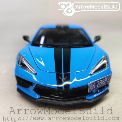 Picture of ArrowModelBuild Chevrolet Corvette 2020 (Sky Blue) Built & Painted 1/24 Model Kit