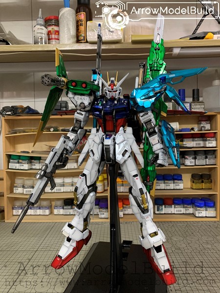 Picture of ArrowModelBuild Perfect Strike Gundam (Metal Color) Built & Painted PG 1/60 Model Kit