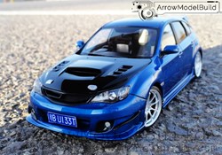 Picture of ArrowModelBuild Subaru Impreza (Metallic Blue) Built & Painted 1/24 Model Kit