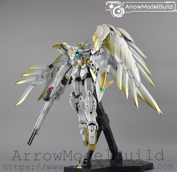 Picture of ArrowModelBuild Wing Gundam Snow White Prelude 2.0 Built & Painted MG 1/100 Model Kit