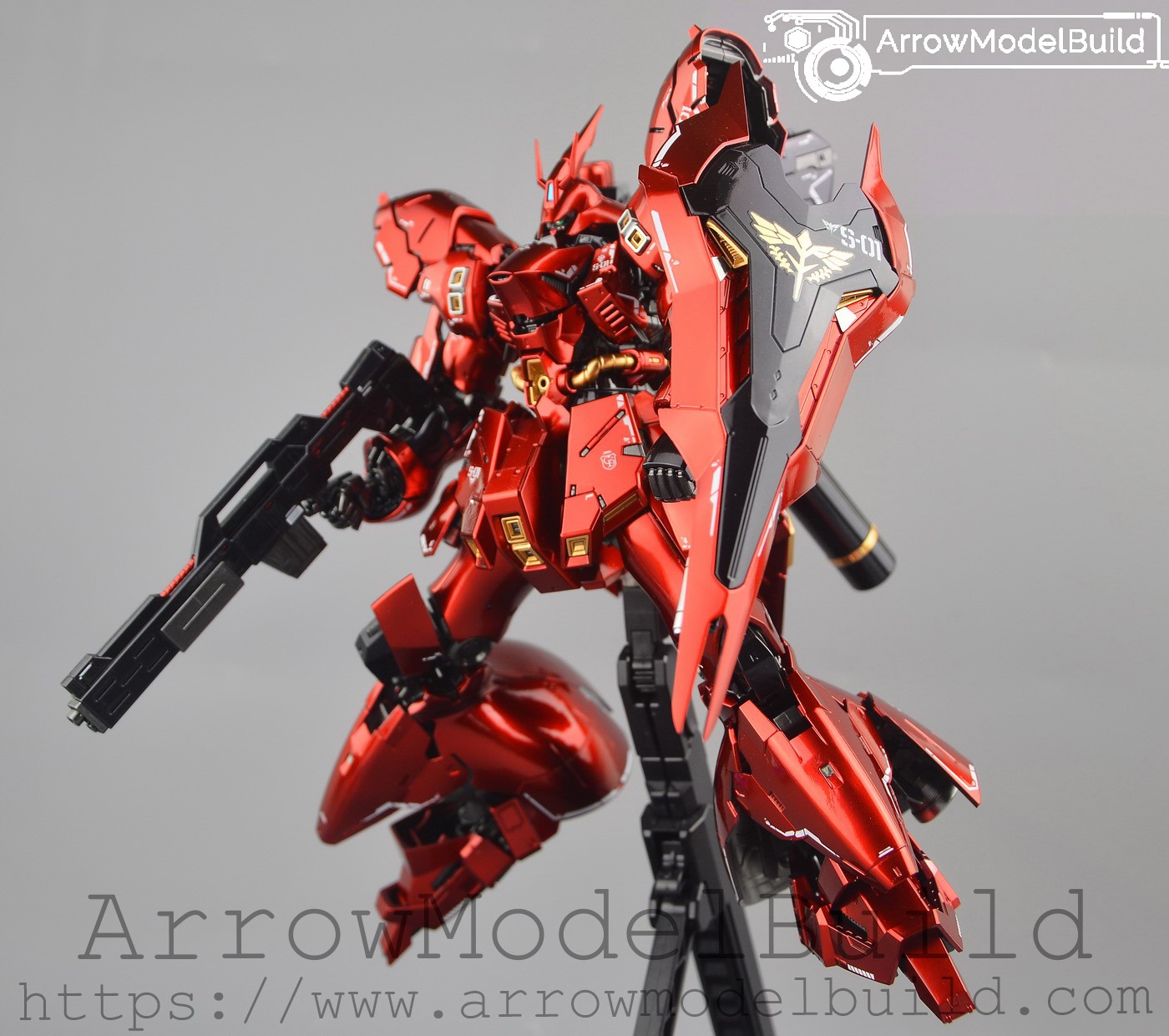 Picture of ArrowModelBuild Sazabi Metal Color Built & Painted RG 1/144 Model Kit