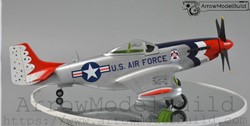 Picture of ArrowModelBuild P-51 Mustang Fighter Built & Painted 1/48 Model Kit