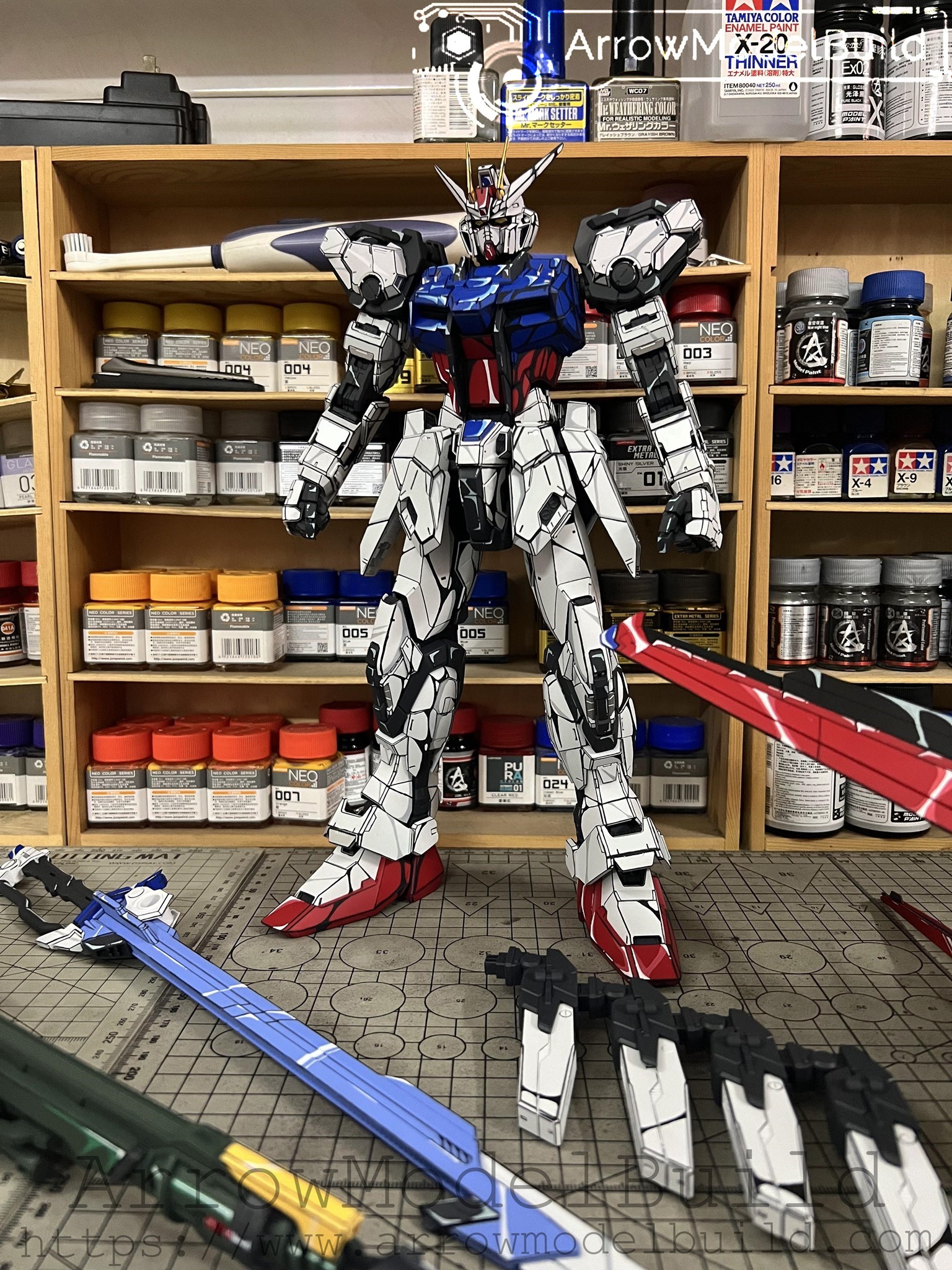 Picture of ArrowModelBuild Strike Freedom Gundam (Two-Dimensional Painting Version 3.0) Built & Painted PG 1/60 Model Kit