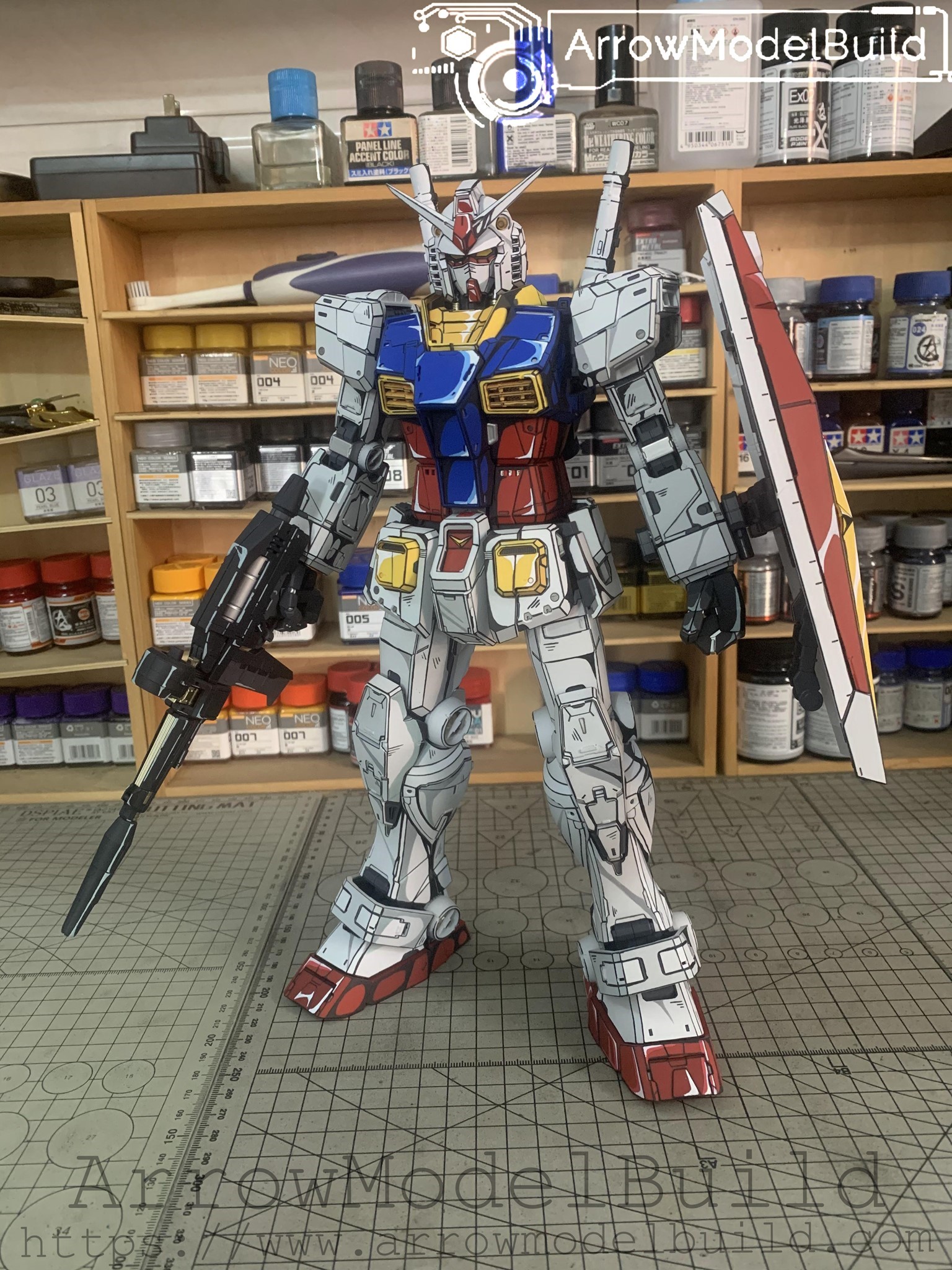 Picture of ArrowModelBuild PGU-78 Gundam (Two-Dimensional Painting Version) Built & Painted PG 1/60 Model Kit