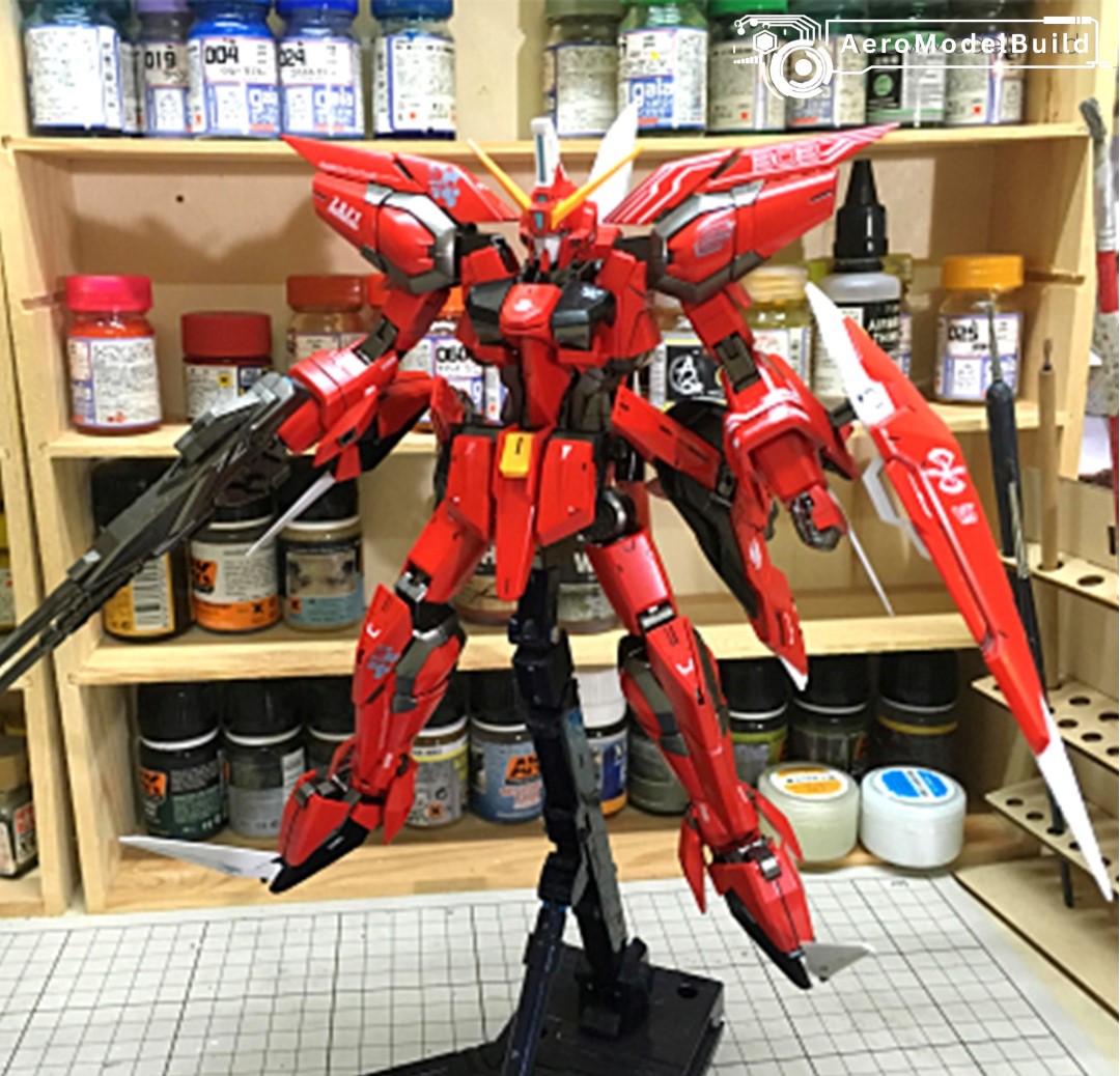 Picture of AeroModelBuild Aegis Gundam Built & Painted MG 1/100 Model Kit