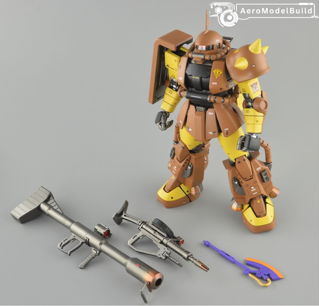 Picture of AeroModelBuild Masaya Nakagawa's Zaku Built & Painted 1/100 Model Kit