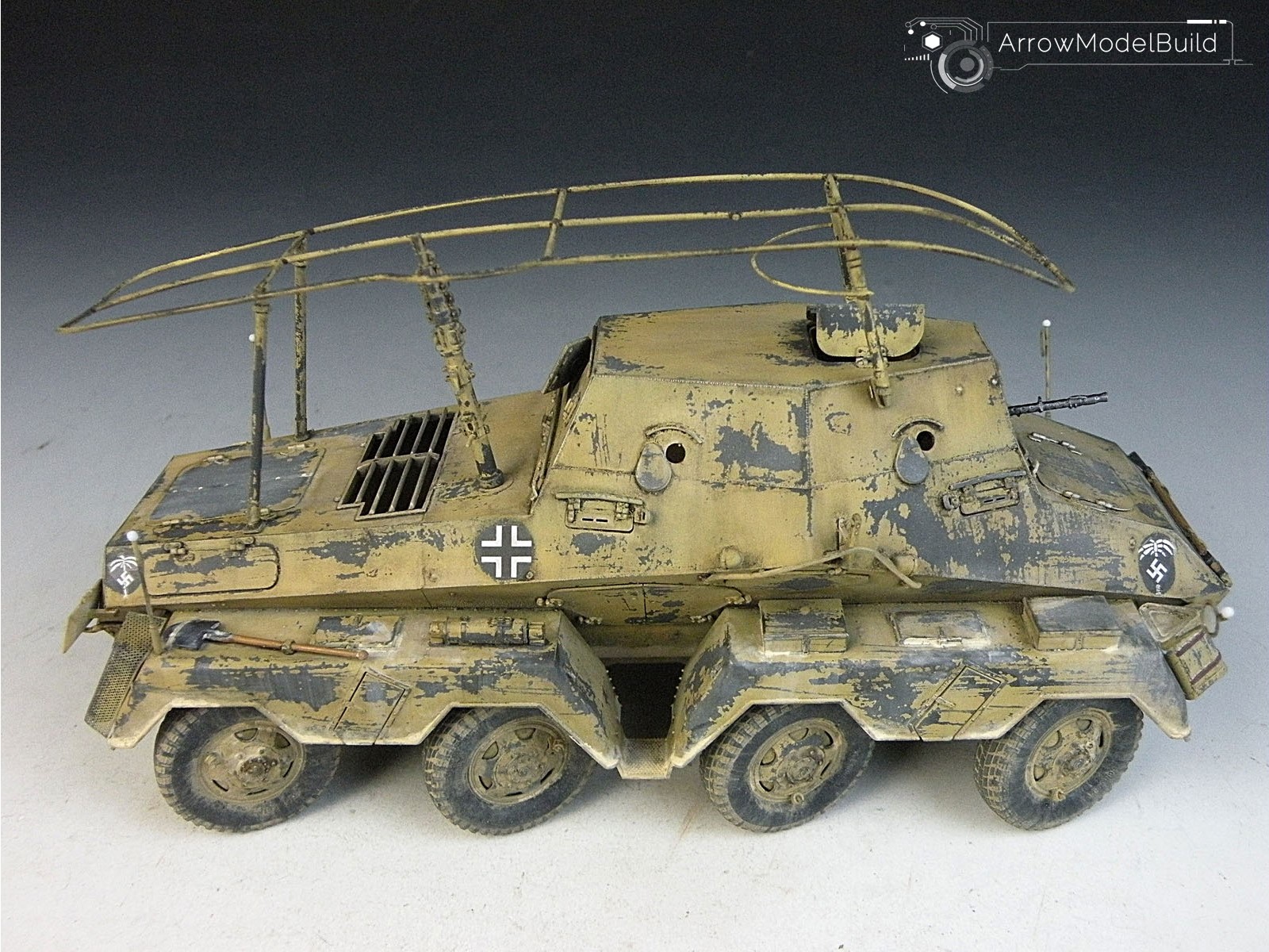 ArrowModelBuild - Figure and Robot, Gundam, Military, Vehicle, Arrow, Model  Build. ArrowModelBuild King Tiger Octopus Pattern Camouflage Tank Built &  Painted 1/35 Model Kit