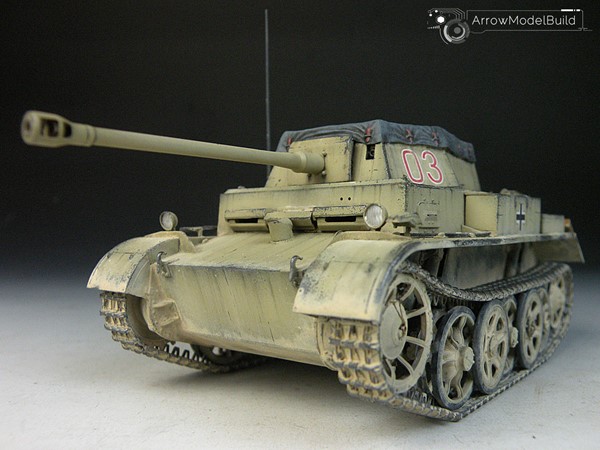 Picture of ArrowModelBuild Panzer II Tank Ausf. H Built & Painted 1/35 Model Kit