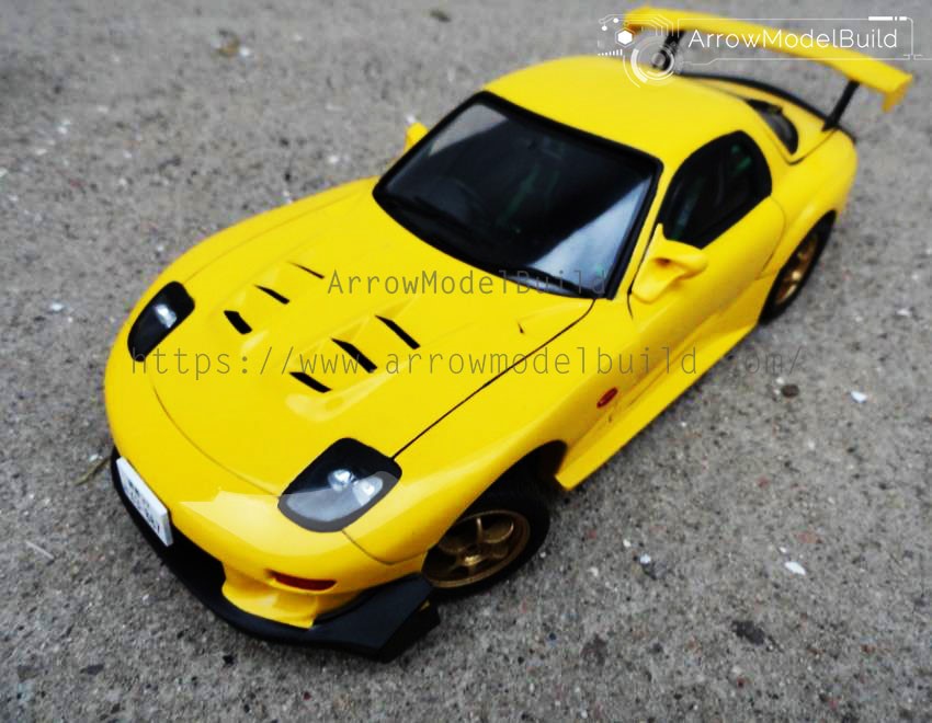 Picture of ArrowModelBuild Initial D RX-7 FD3S Built & Painted Vehicle Car 1/24 Model Kit