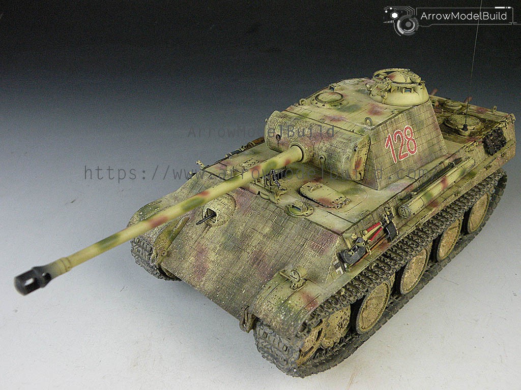 Picture of ArrowModelBuild Panther D Tank with Zimmerit Built & Painted 1/35 Model Kit