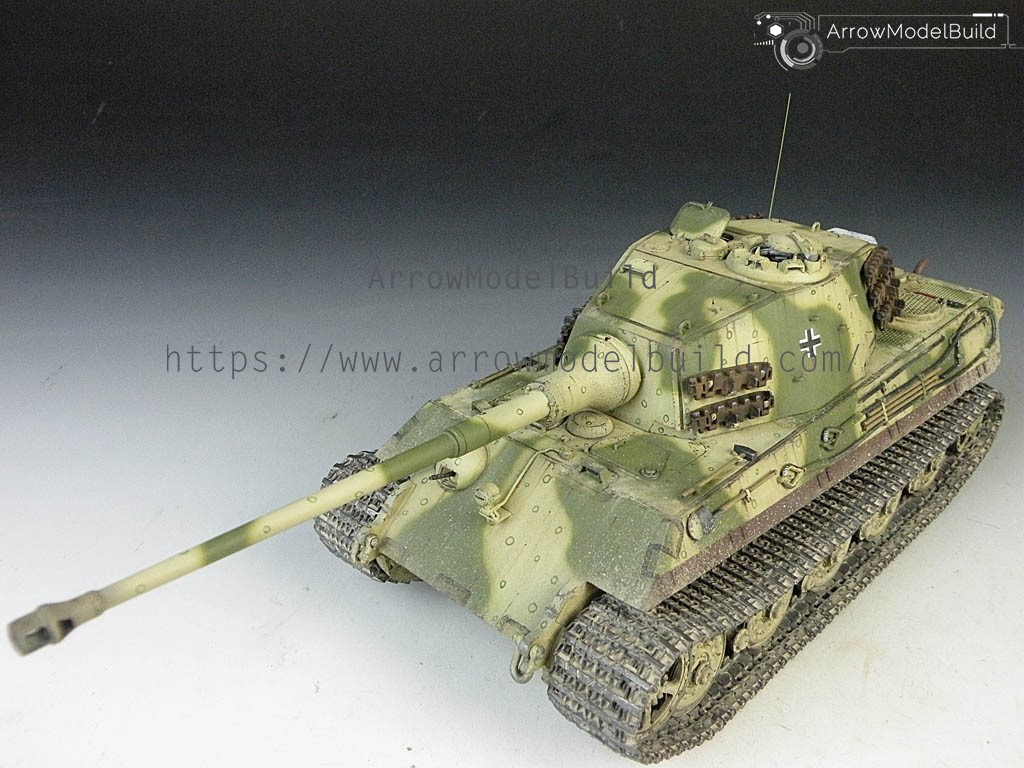 Picture of ArrowModelBuild King Tiger Octopus Pattern Camouflage Tank Built & Painted 1/35 Model Kit