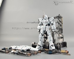 Picture of ArrowModelBuild Unicorn Gundam Built & Painted with LED MGEX 1/100 Model Kit