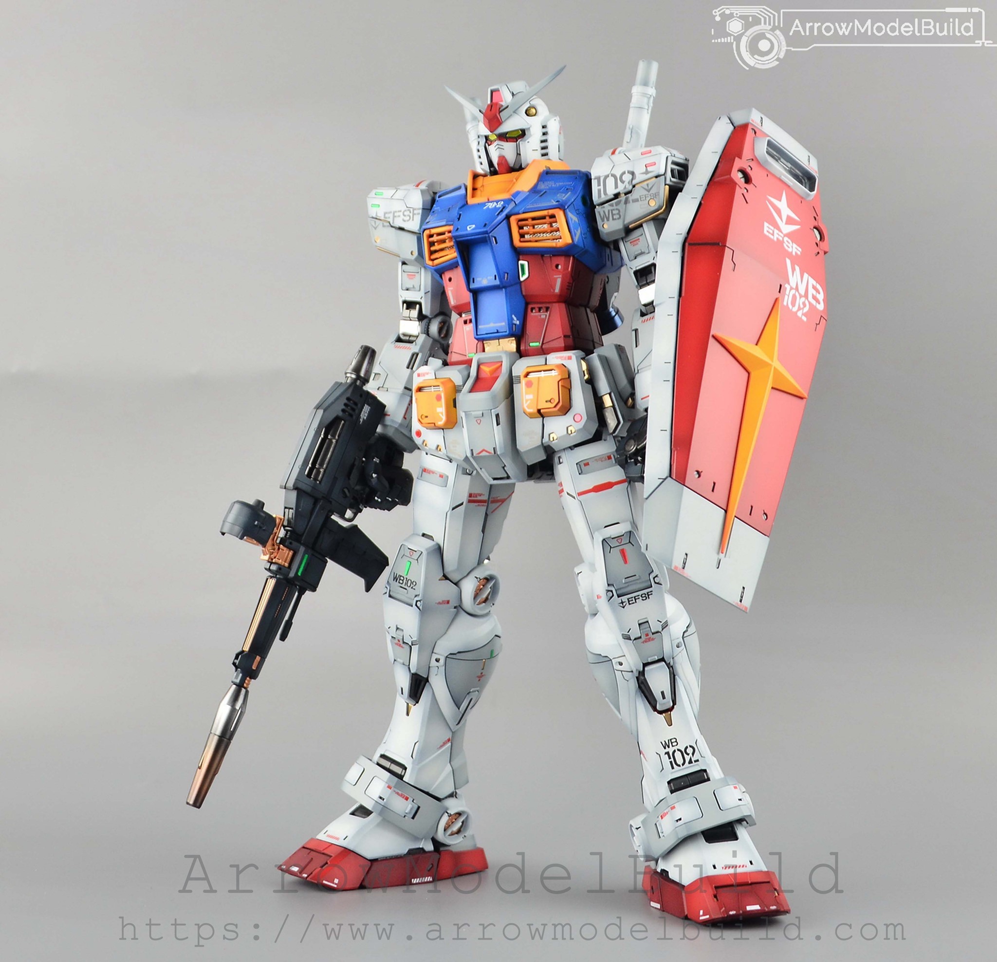 Arrowmodelbuild Gundam Rx 78 2 Built Painted Pg Unleashed 1 60 Model Kit Ebay