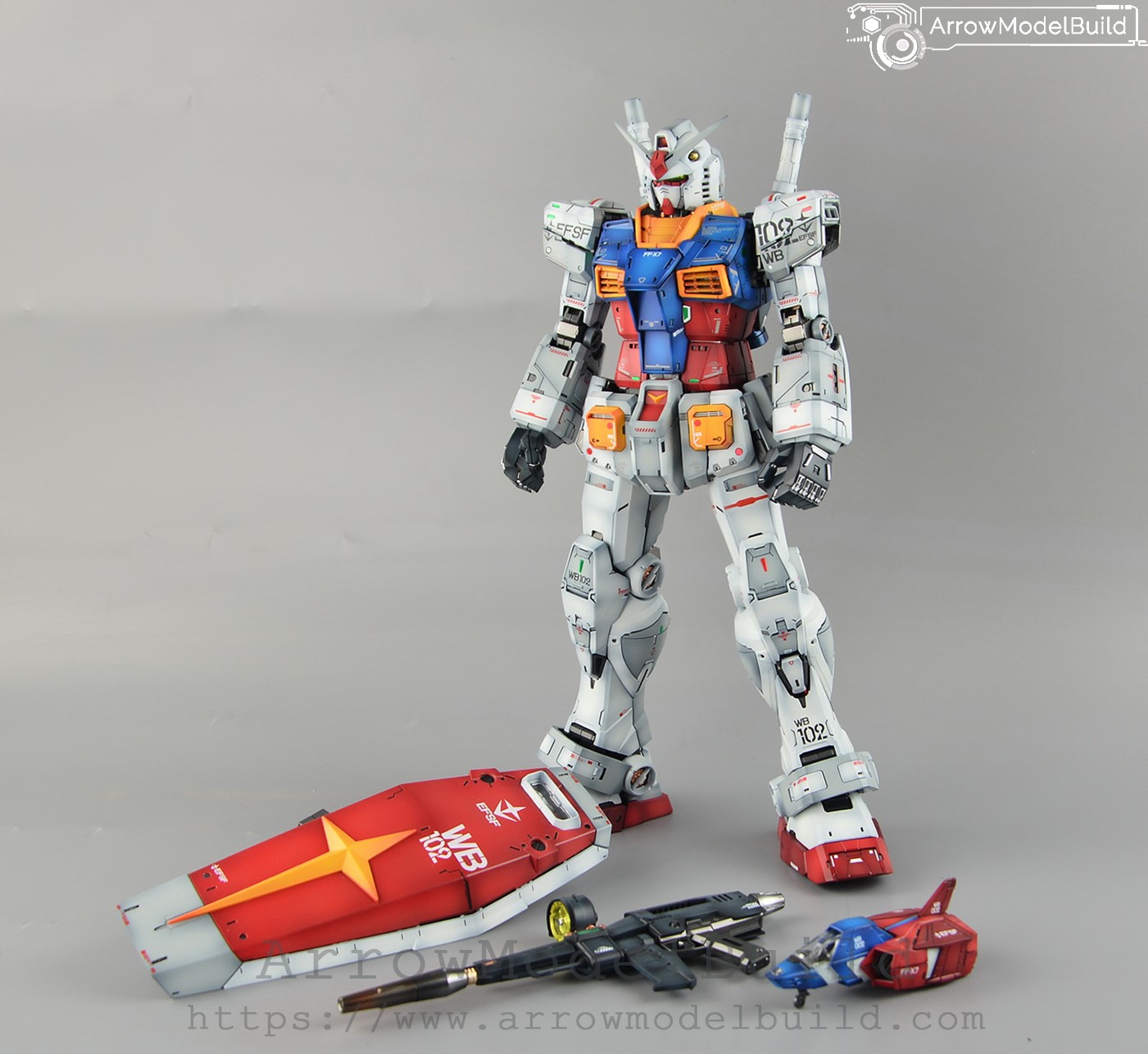 Arrowmodelbuild Gundam Rx 78 2 Special Coding Built Painted Pg Unleashed 1 6 Ebay