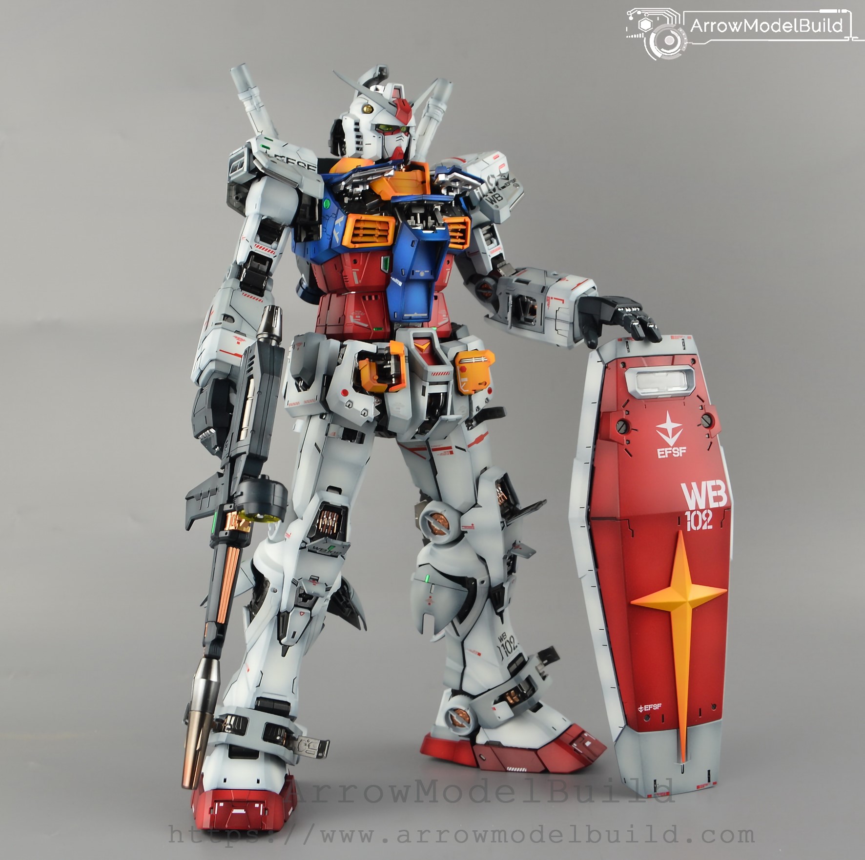 Arrowmodelbuild Gundam Rx 78 2 Special Coding Built Painted Pg Unleashed 1 6 Ebay