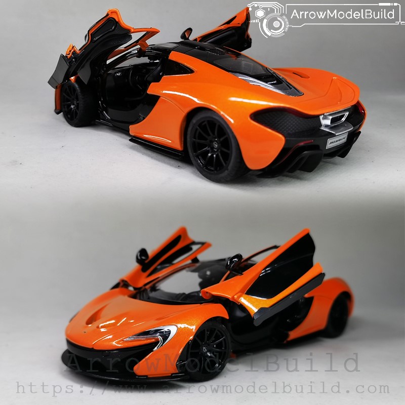 Picture of ArrowModelBuild McLaren 675LT Custom Color (Orange) Built & Painted 1/24 Model Kit