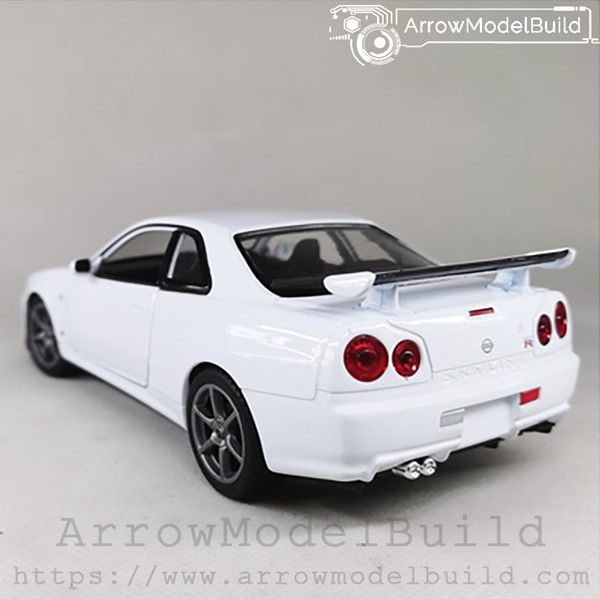 Picture of ArrowModelBuild Nissan R34 (White) Built & Painted 1/24 Model Kit
