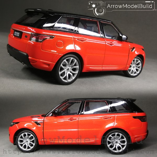 Picture of ArrowModelBuild Land Rover Custom Color (Cargo Orange) Built & Painted 1/24 Model Kit