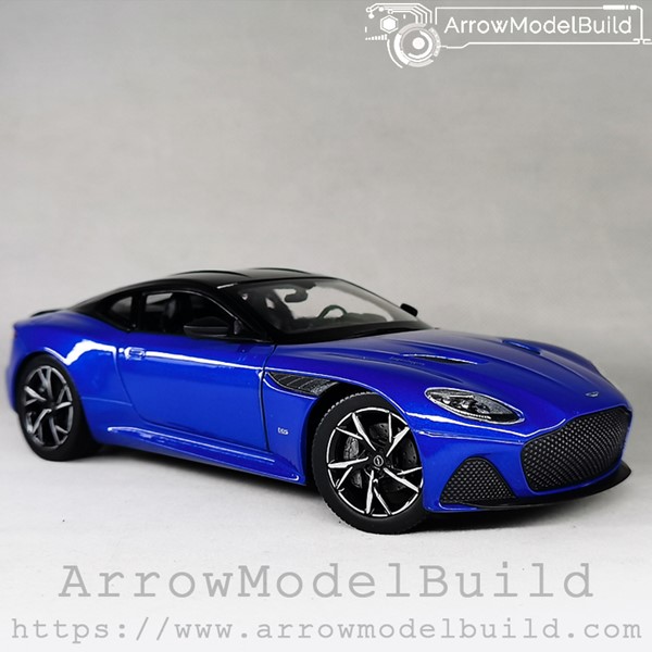 Picture of ArrowModelBuild Aston Martin DBS Superleggera (Racing Blue) Wheel Detailed Version Built & Painted 1/24 Model Kit