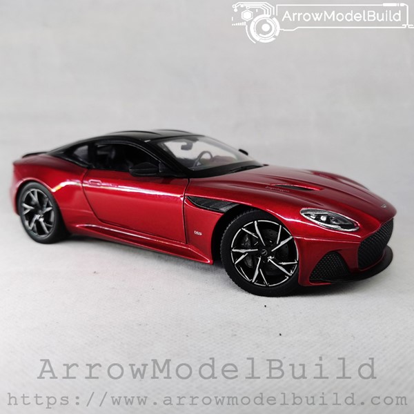 Picture of ArrowModelBuild Aston Martin DBS Superleggera (Lava Red) Wheels Refined Version Built & Painted 1/24 Model Kit