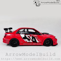 Picture of ArrowModelBuild Subaru Impreza APR Racing Performance Black Wheel Edition Built & Painted 1/24 Model Kit