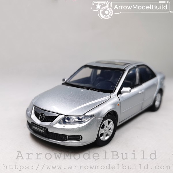 Picture of ArrowModelBuild Mazda 6 Custom Color (Shiny Silver) Built & Painted 1/32 Model Kit
