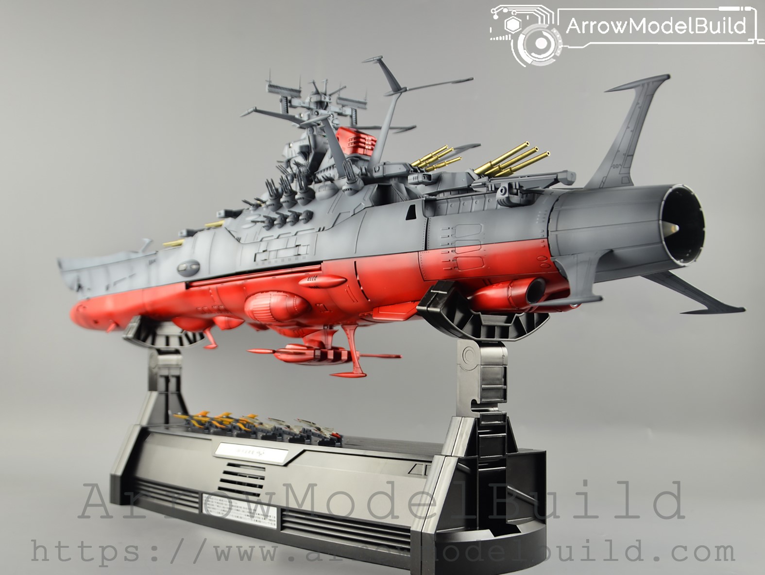  WANZPITS Space Battleship Yamato Model Kit,, Compatible with  Lego Ship