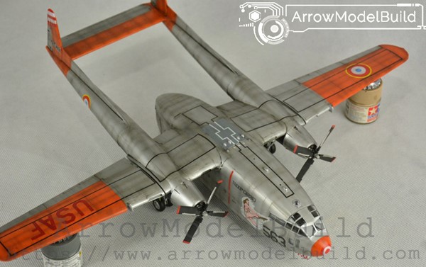 Picture of ArrowModelBuild c-119 Transport Aircraft Flying Car Built & Painted 1/72 Model Kit