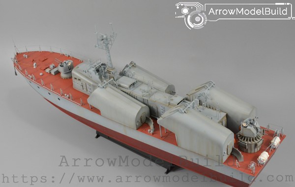 Picture of ArrowModelBuild Comrades-In-Arms Gift Gift Trumpeter China 21 Missile Boat Built & Painted 1/72 Model Kit