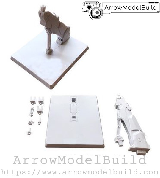 Picture of ArrowModelBuild Pure White Universal Stand Built and Painted MG/HG/RG 1/100 1/144 Model Kit