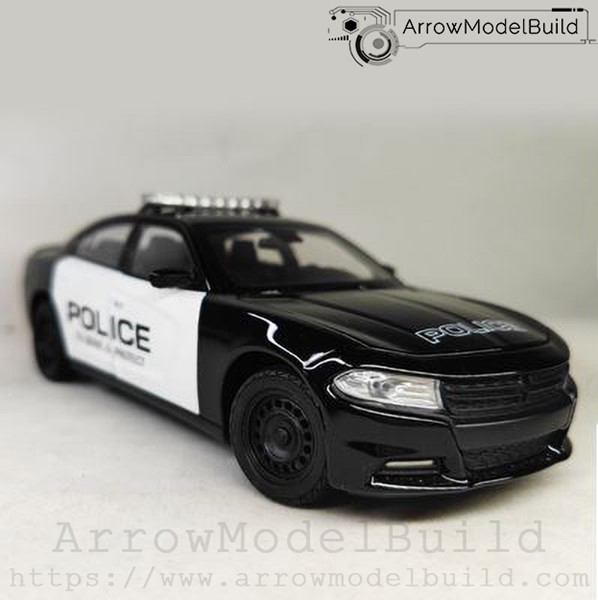 Picture of ArrowModelBuild Dodge Charger Challenger RT (Police Car) Built & Painted 1/24 Model Kit