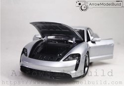 Picture of ArrowModelBuild Porsche Taycan Turbo S Mission E (Metallic Grey) Built & Painted 1/24 Model Kit
