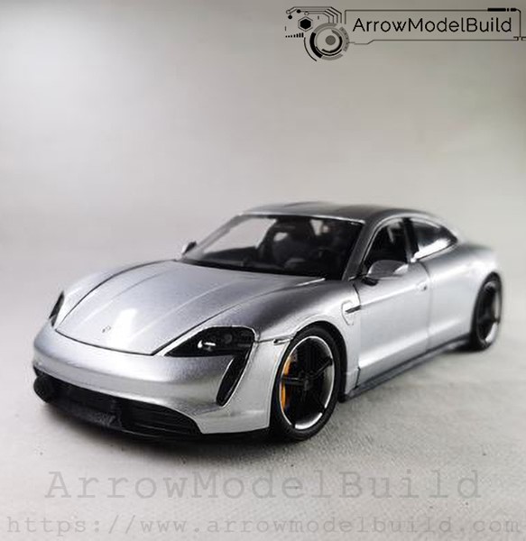 Picture of ArrowModelBuild Porsche Taycan Turbo S Mission E (Metallic Grey) Built & Painted 1/24 Model Kit