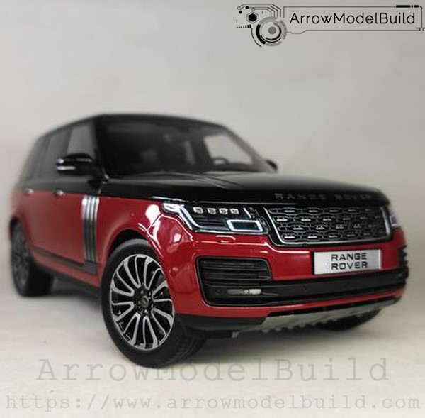 Picture of ArrowModelBuild Land Range Rover SUV 2021 (Black and Red) Built & Painted 1/24 Model Kit
