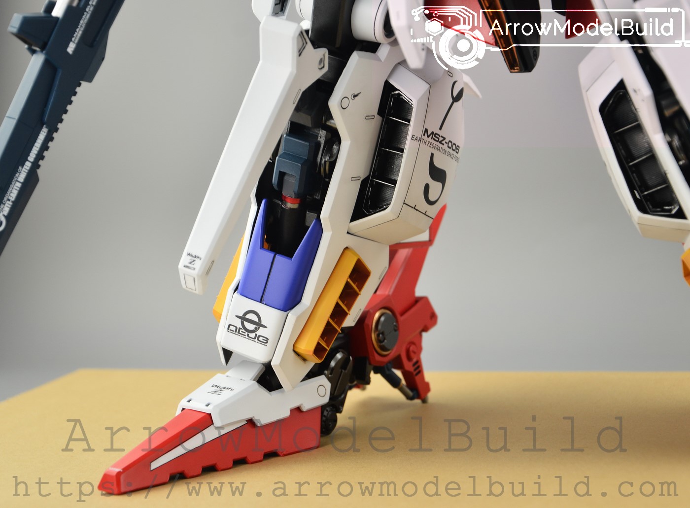 Arrowmodelbuild Nu Gundam Built & Painted 1/48 Model Kit 
