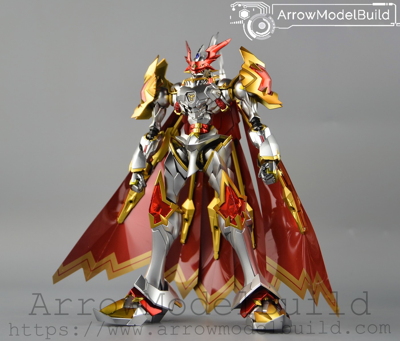 Picture of ArrowModelBuild Digimon Dukemon Gallantmon Built & Painted Model Kit