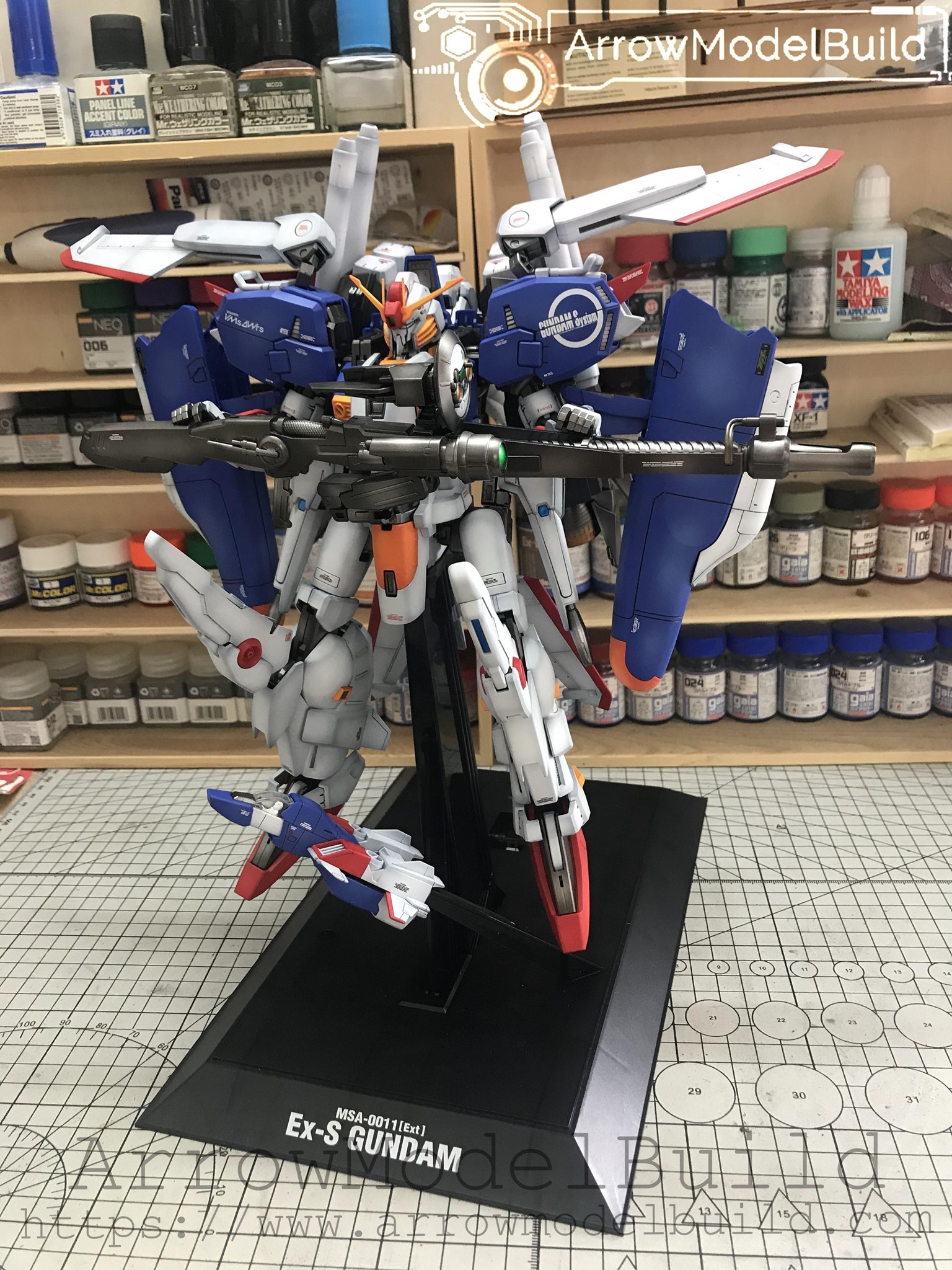 Picture of ArrowModelBuild EX-S Ver 1.0 Gundam Built & Painted MG 1/100 Model Kit