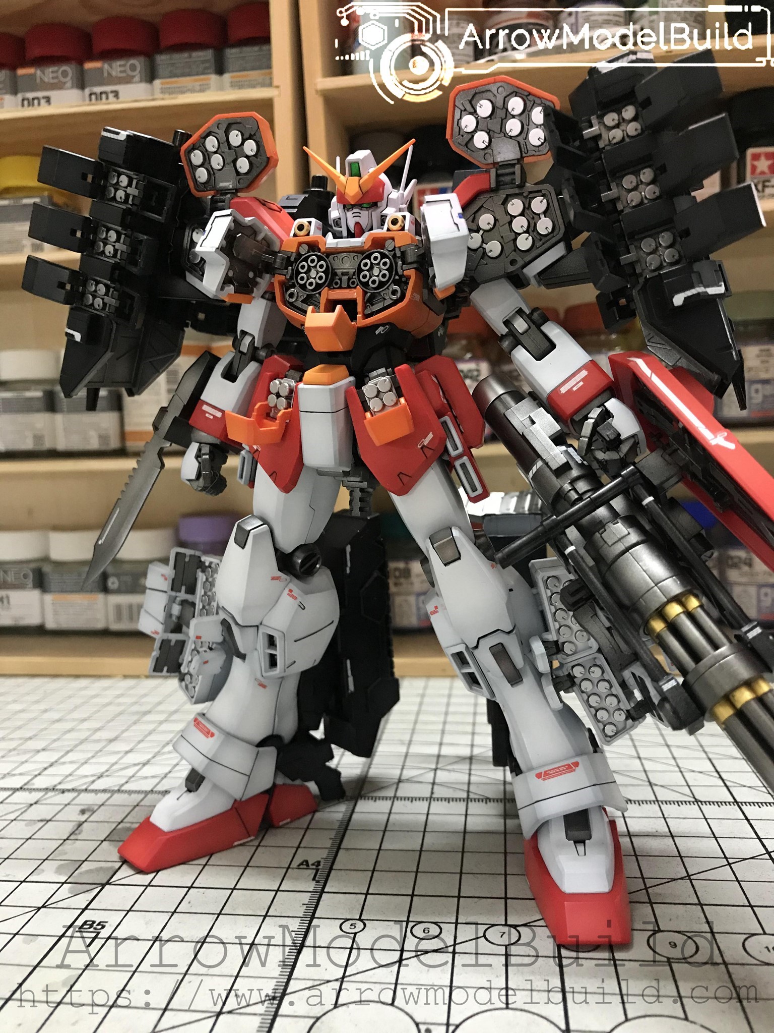 Picture of ArrowModelBuild Heavyarms Gundam EW (IGEL Unit) Built & Painted MG 1/100 Model Kit