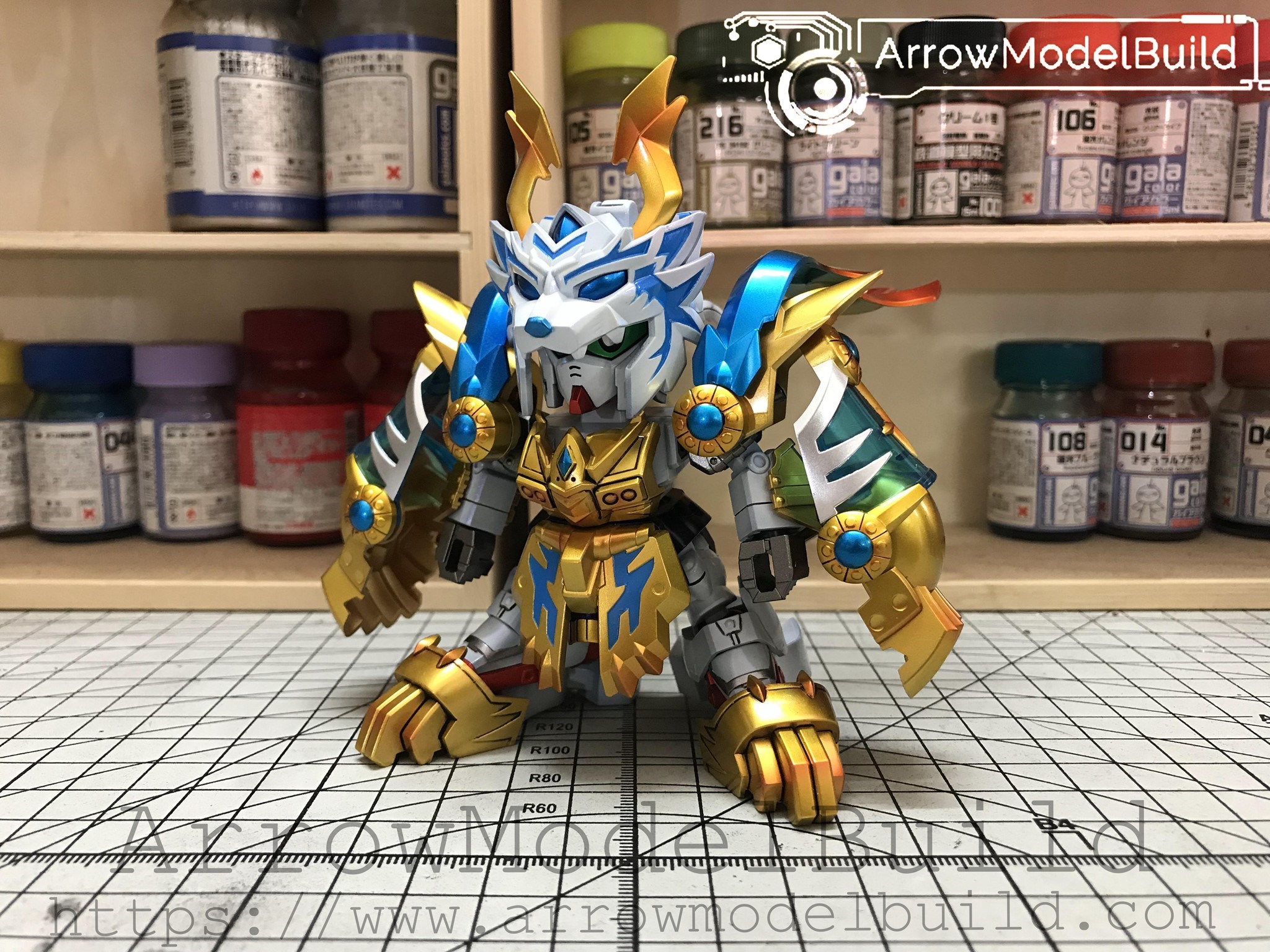 Picture of ArrowModelBuild Sun Quan Sun Jian Hu Lin Built & Painted SD Model Kit