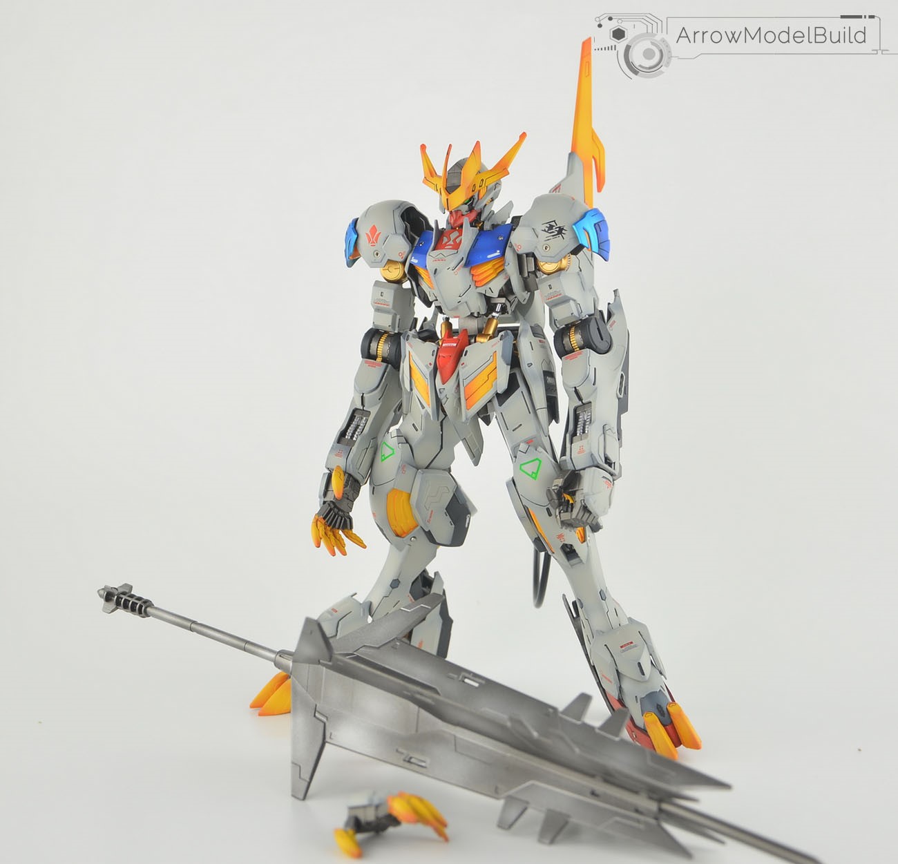 Picture of ArrowModelBuild Barbatos Lupus Rex (Weathering) Built & Painted 1/100 Model Kit