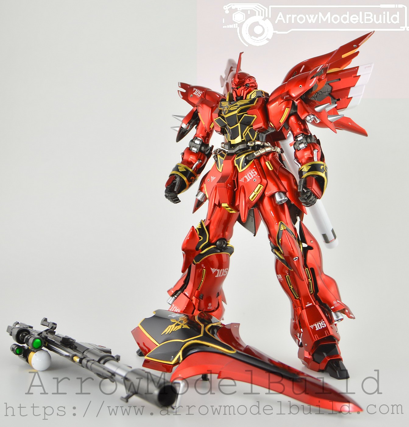 Picture of ArrowModelBuild Sinanju Gundam Built & Painted MG 1/100 Model Kit