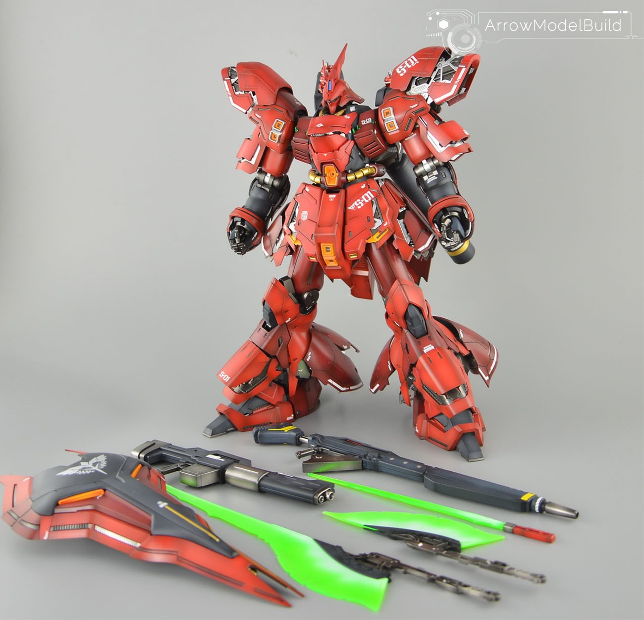 Picture of ArrowModelBuild Sazabi Ver.ka Built & Painted MG 1/100 Model Kit