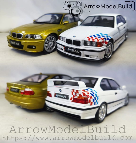 Picture of ArrowModelBuild BMW M3 E36 (M Stripe) Built & Painted 1/18 Model Kit