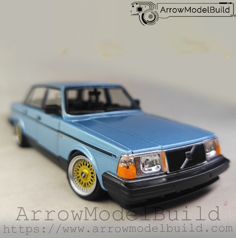 Picture of ArrowModelBuild Volvo 240GL (Viking Blue) Built & Painted 1/24 Model Kit